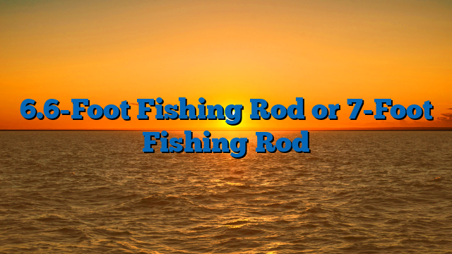 6.6-Foot Fishing Rod or 7-Foot Fishing Rod